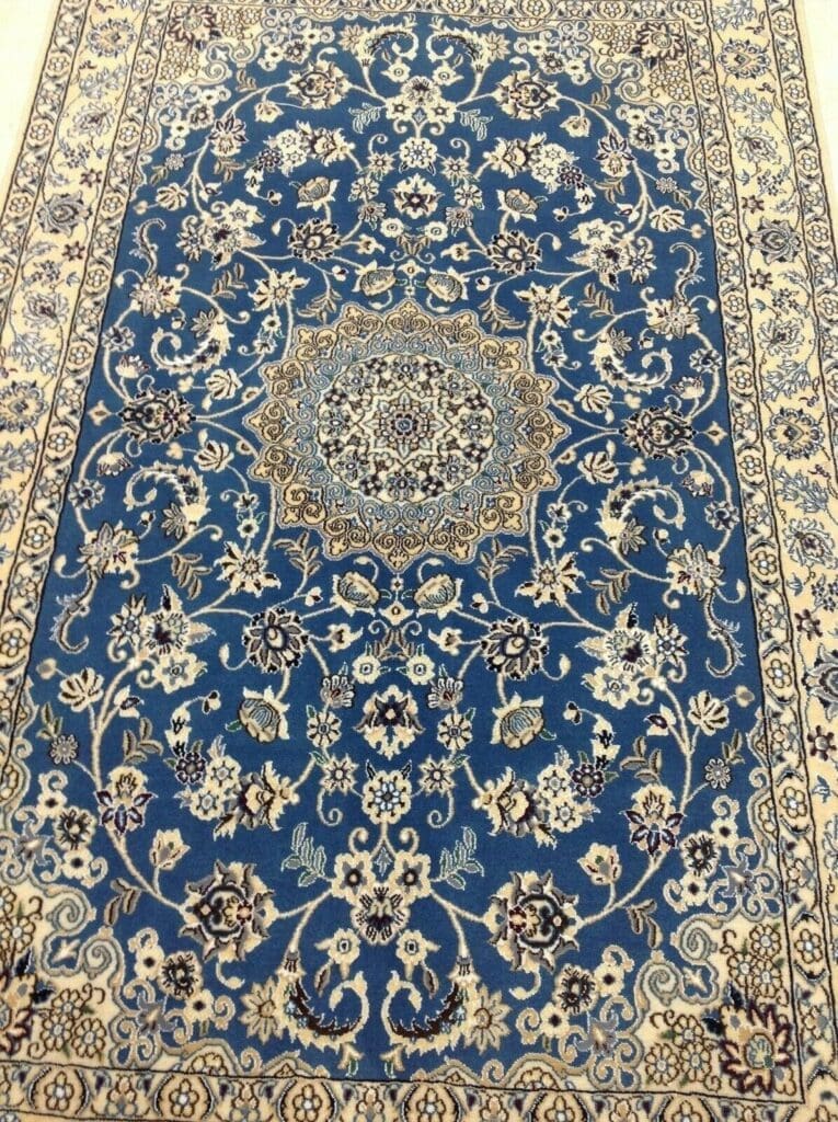 Perserteppich Nain 213 x 131 cm Wolle handgeknüpft