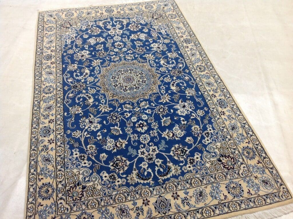 Perserteppich Nain 213 x 131 cm Wolle handgeknüpft