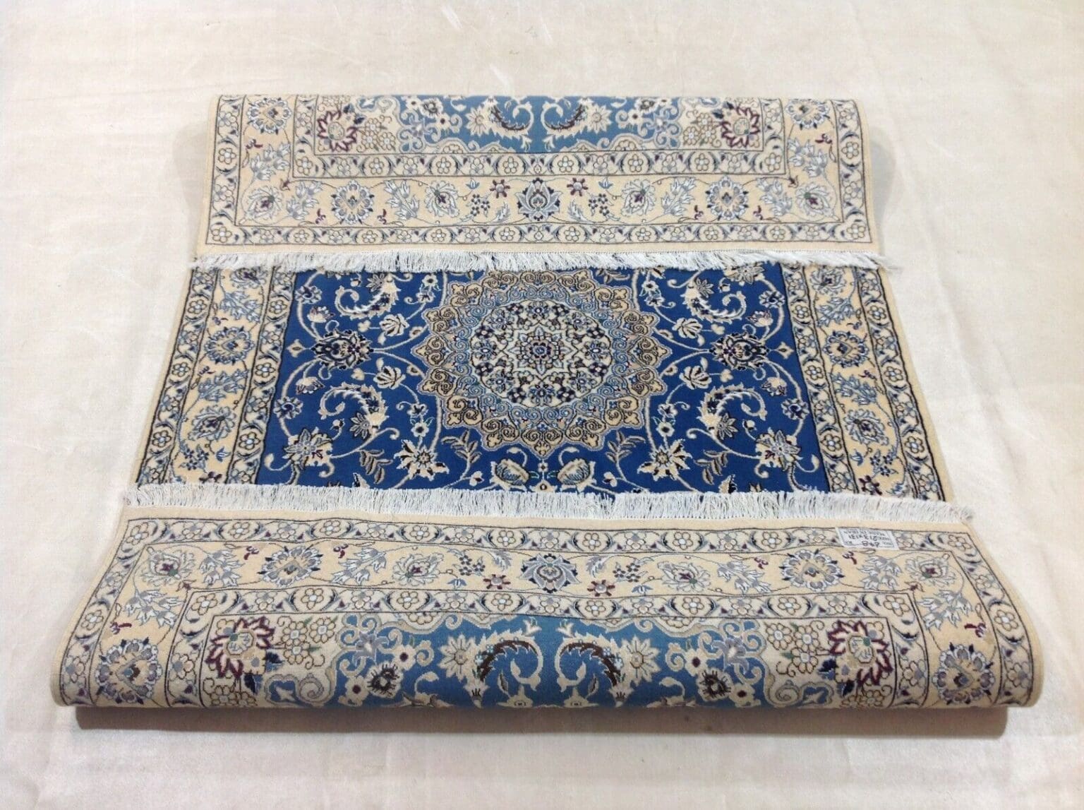 Perserteppich Nain 213 x 131 cm Wolle handgeknüpft