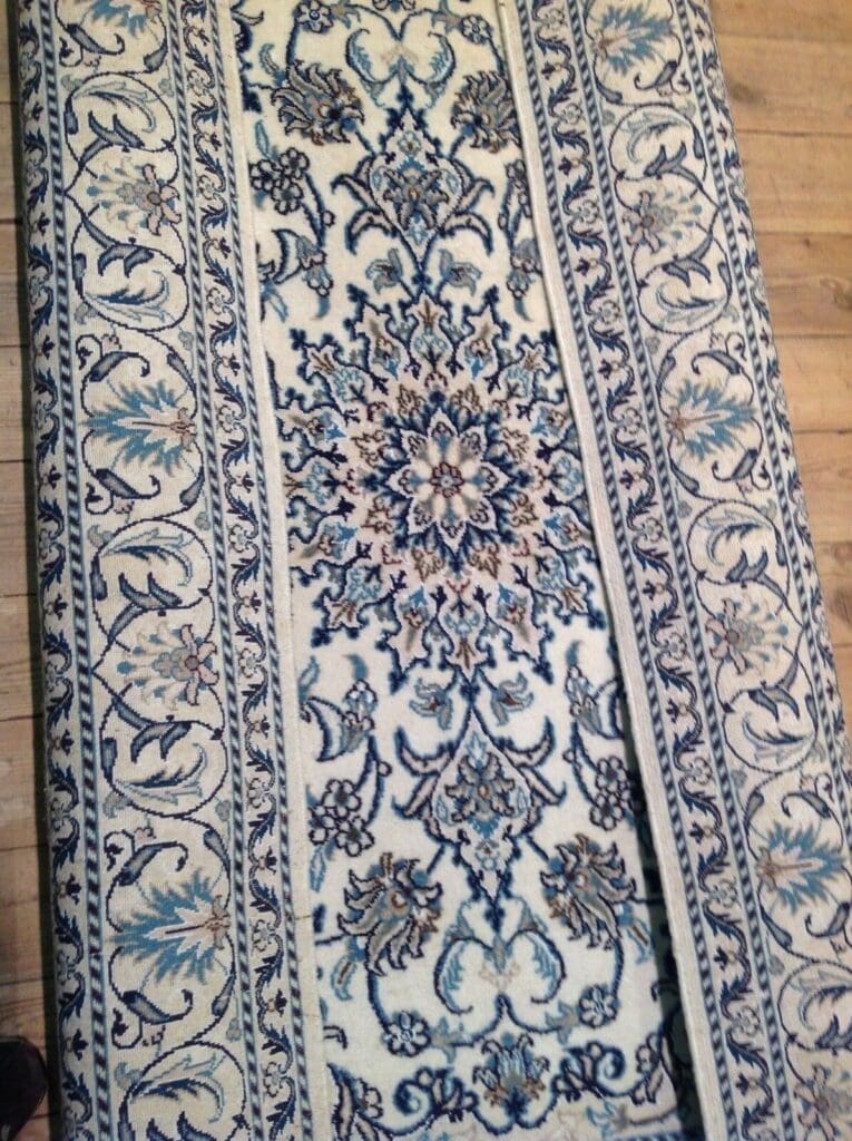 Perserteppich Nain 201 x 154 cm Wolle handgeknüpft