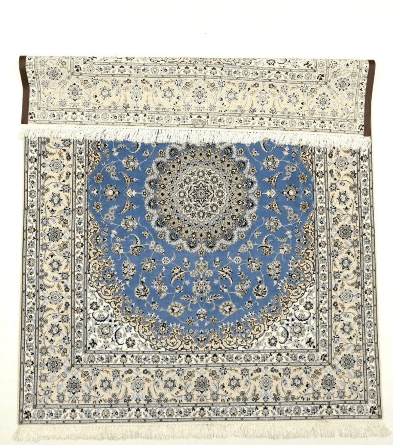 Perserteppich Nain 255 x 206 cm Korkwolle handgeknüpft