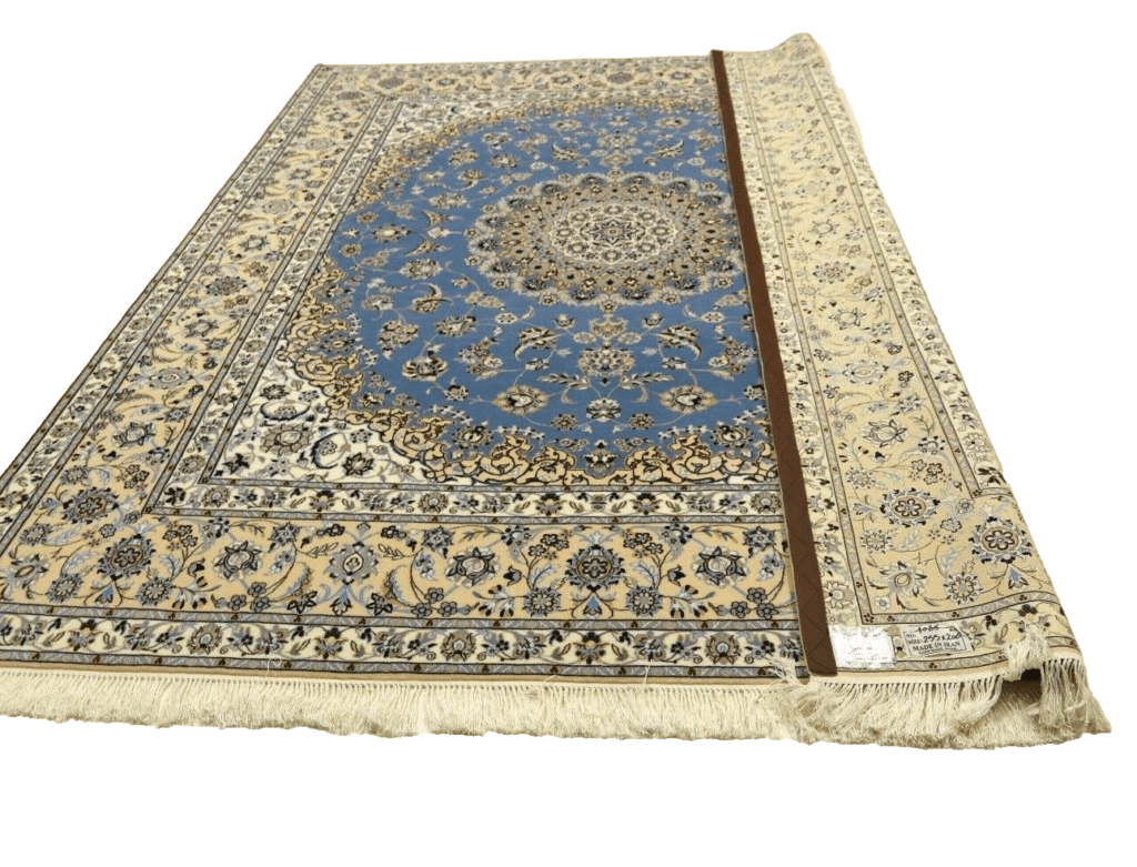 Perserteppich Nain 255 x 206 cm Korkwolle handgeknüpft