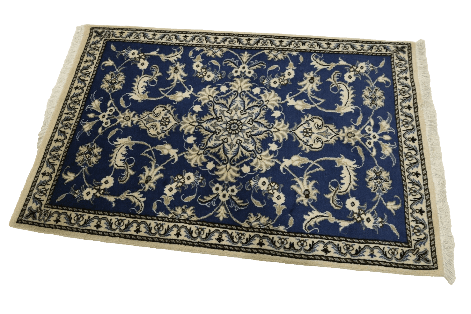 Perserteppich Nain 134 x 89 cm Schurwolle handgeknüpft