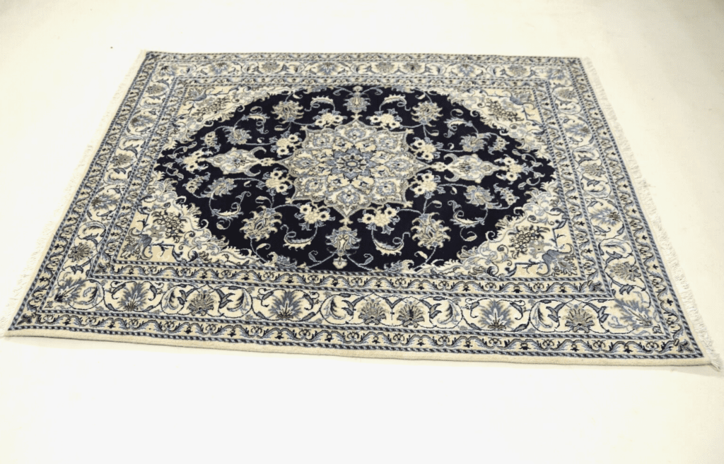 Orientteppich Nain 198x146 cm Schurwolle handgeknüpft