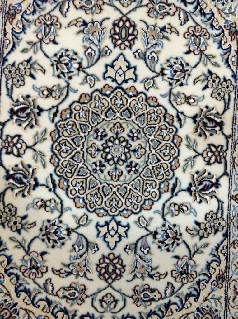 Perserteppich Nain 92 x 64 cm Wolle handgeknüpft