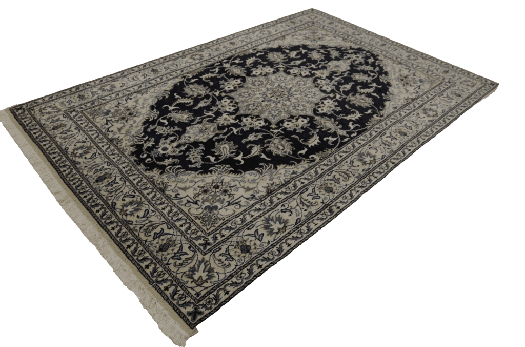 orientteppich-super-nain-mit-seide-235-x-168-cm-ca-300000-knoten-m-90-1-1 Perserteppich Nain 235 x 168 cm Wolle handgeknüpft