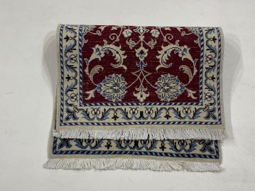Perserteppich Nain 90 x 60 cm Wolle handgeknüpft