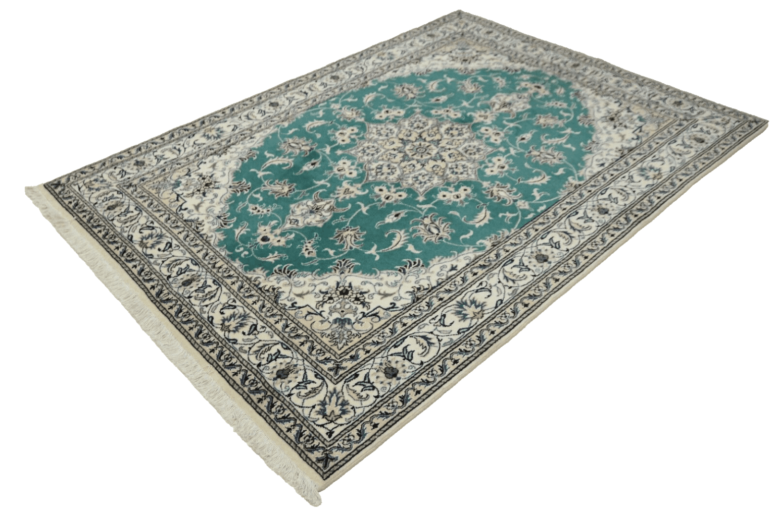 Perserteppich Nain 235 x 169 cm Schurwolle handgeknüpft