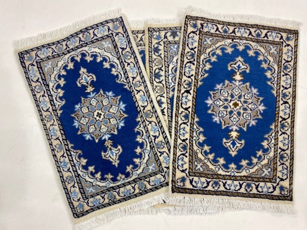 Perserteppich Nain 60 x 40 cm Wolle handgeknüpft