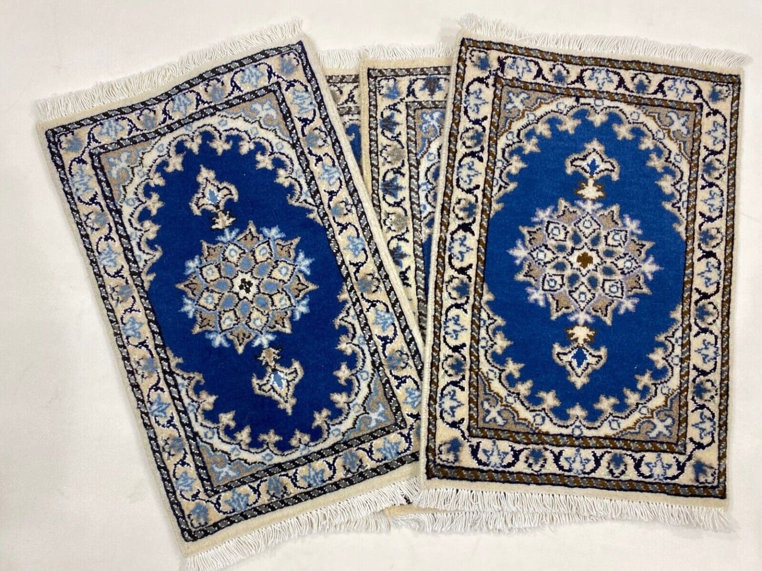 Perserteppich Nain 60 x 40 cm Wolle handgeknüpft