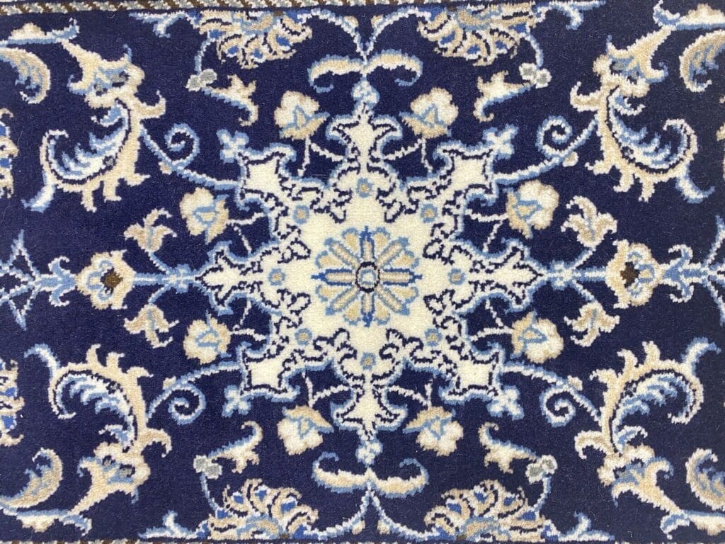 Perserteppich Nain 90 x 60 cm Wolle handgeknüpft