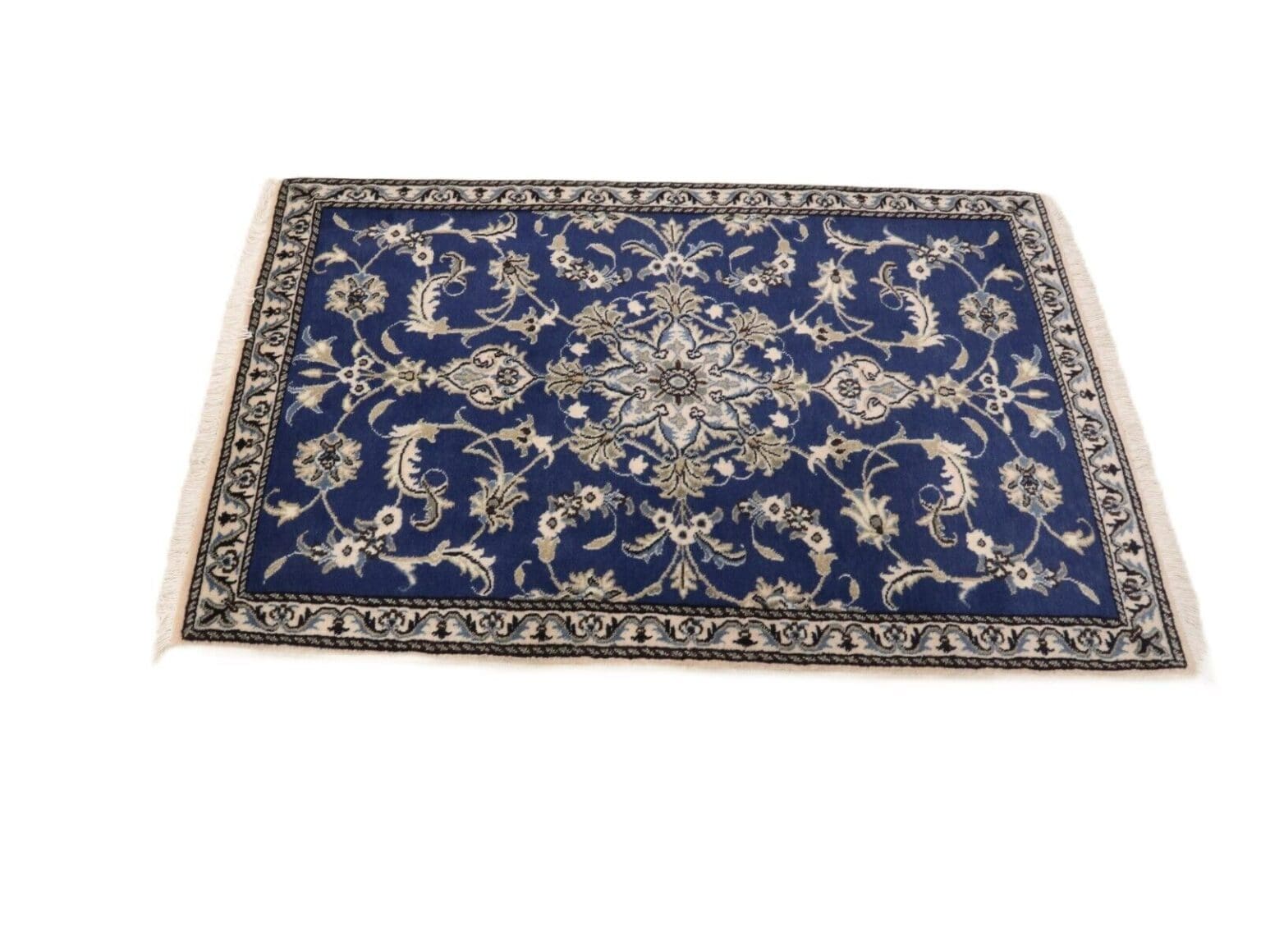 Perserteppich Nain 135 x 89 cm Wolle handgeknüpft