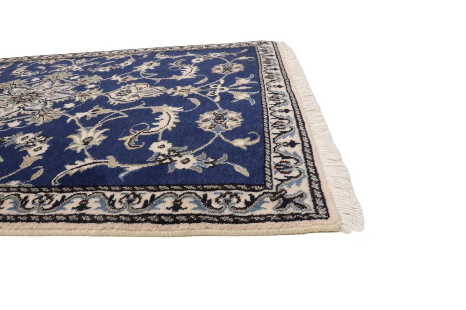 Perserteppich Nain 135 x 89 cm Wolle handgeknüpft
