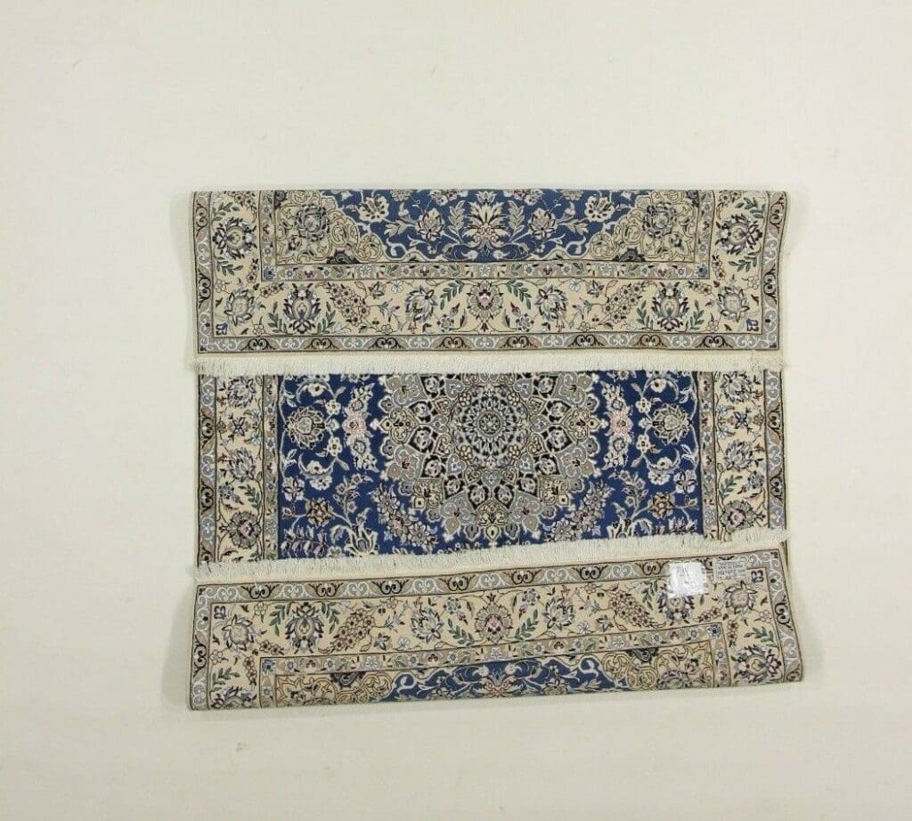 Perserteppich Nain 205 x 150 cm Korkwolle handgeknüpft