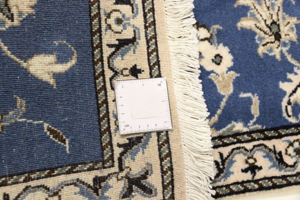 Perserteppich Nain 137 x 88 cm Schafwolle handgeknüpft