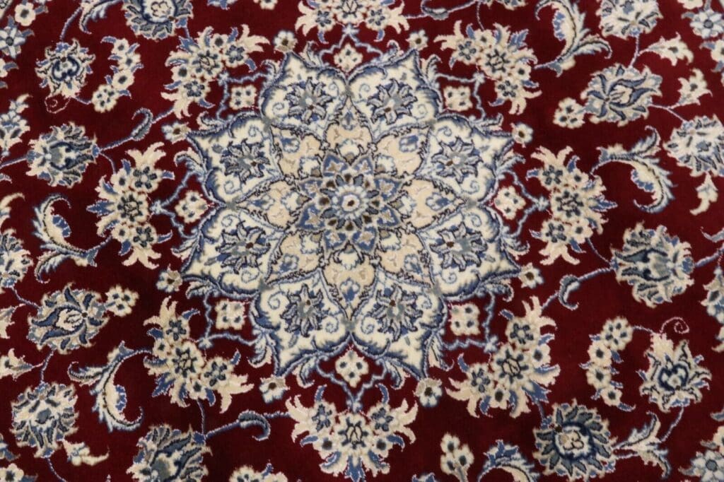 Perserteppich Nain 200 x 200 cm Wolle handgeknüpft