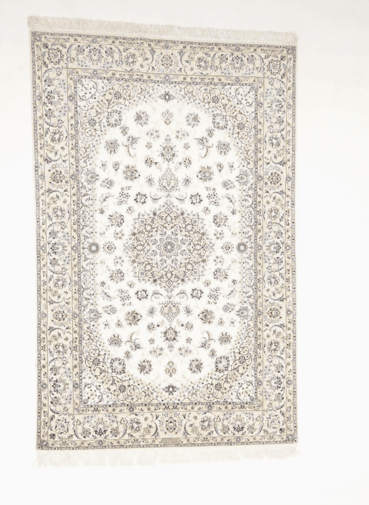 Perserteppich Nain 235 x 152 cm Korkwolle handgeknüpft