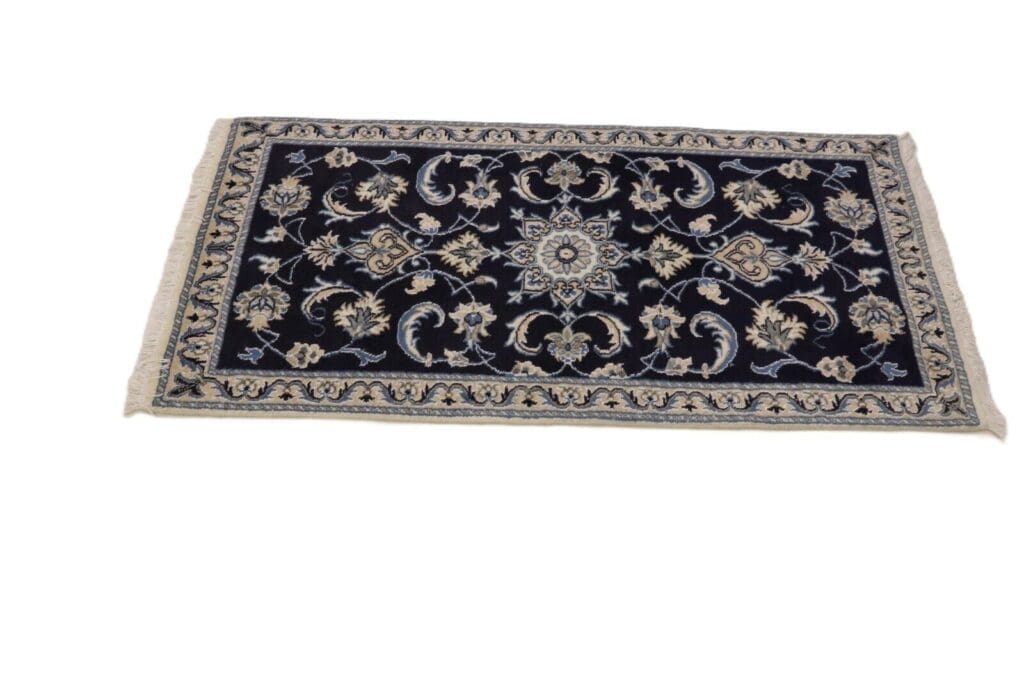 Perserteppich Nain 140 x 70 cm Wolle handgeknüpft