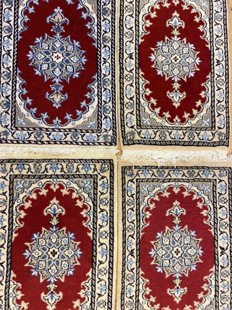Perserteppich Nain 60 x 40 cm Schurwolle handgeknüpft