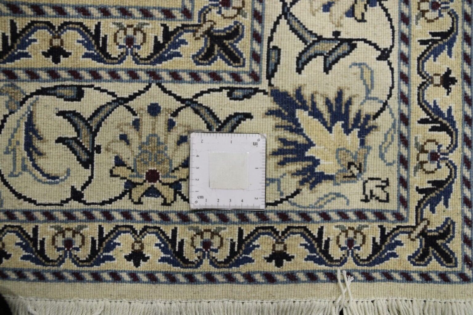 Perserteppich Nain 190 x 154 cm Wolle handgeknüpft