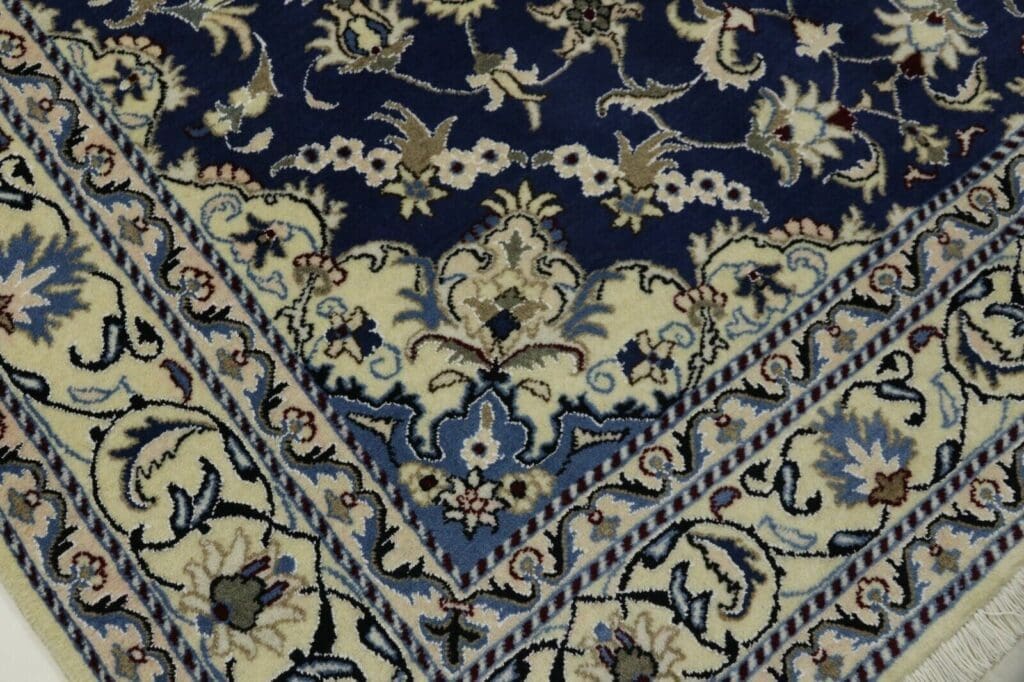 Perserteppich Nain 230 x 169 cm Wolle handgeknüpft