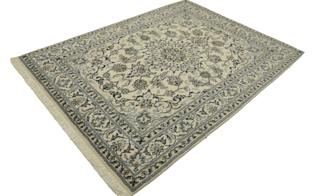 Perserteppich Nain 200 x 145 cm Wolle handgeknüpft