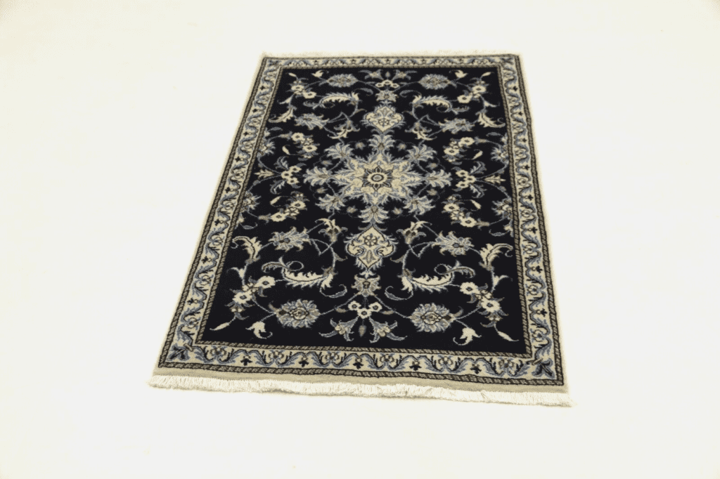 Perserteppich 134 x 89 cm Schurwolle handgeknüpft