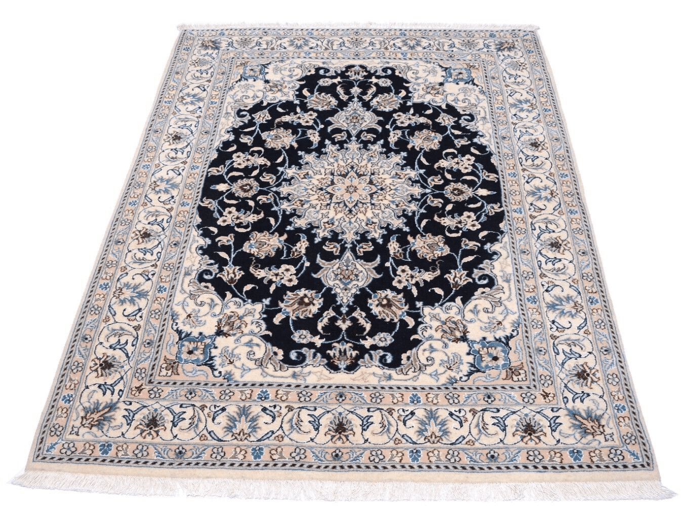 Perserteppich Nain 200 x 150 cm Wolle handgeknüpft