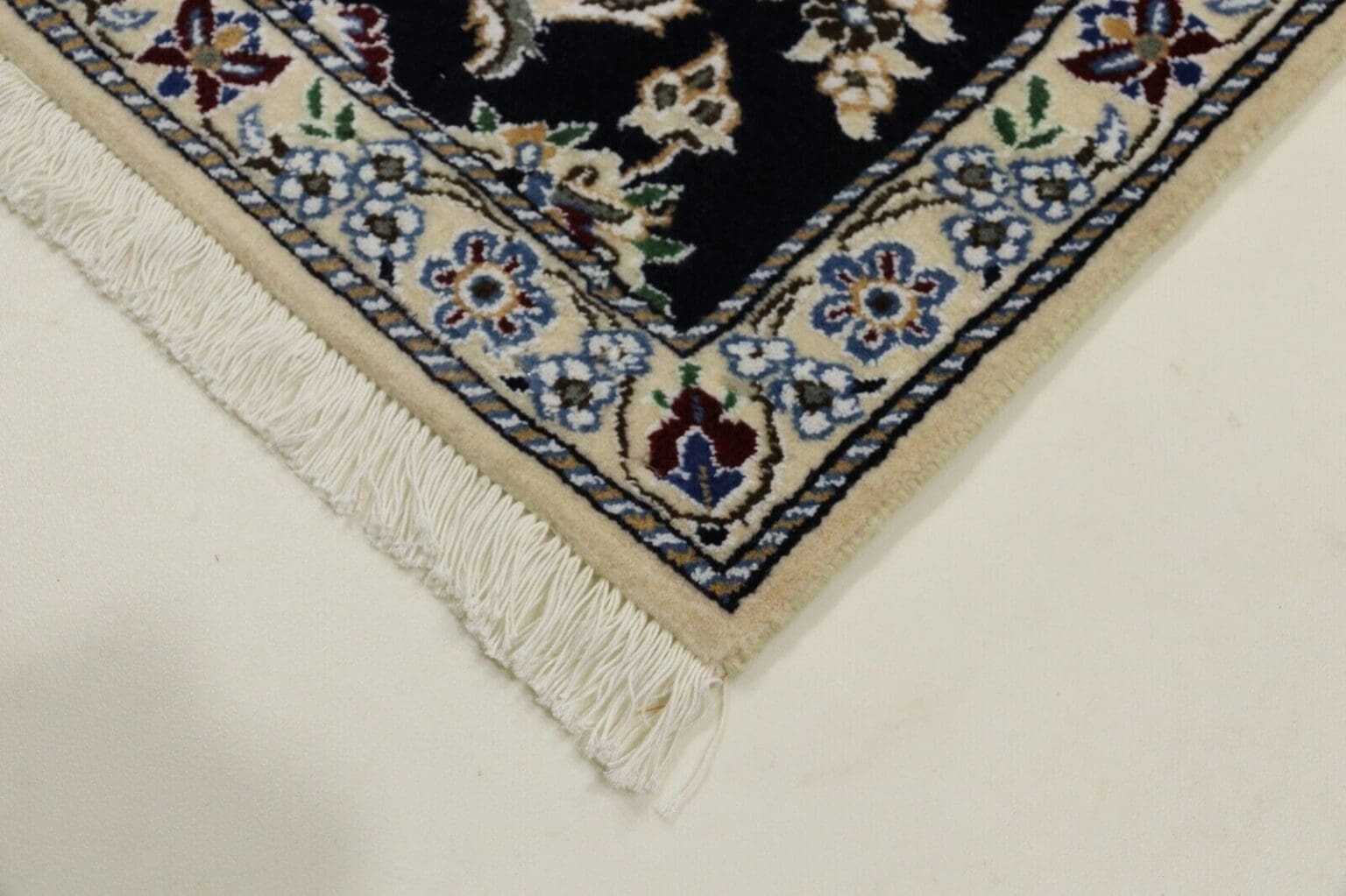 Perserteppich Nain 195 x 84 cm Schurwolle handgeknüpft
