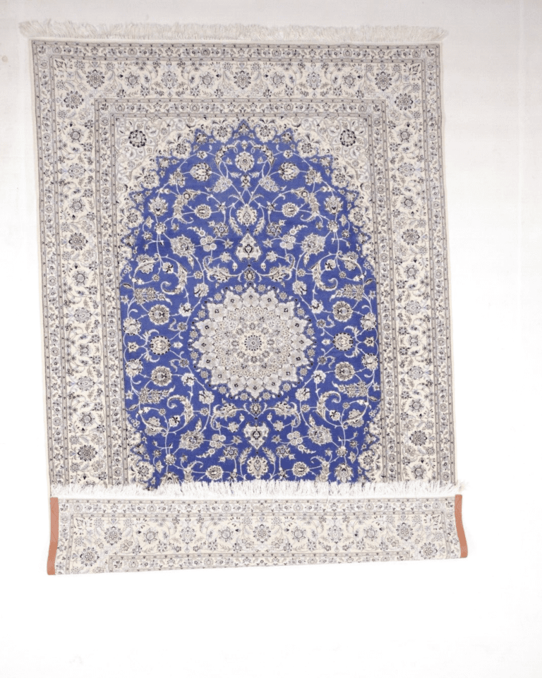 Perserteppich Nain 303 x 208 cm Korkwolle handgeknüpft