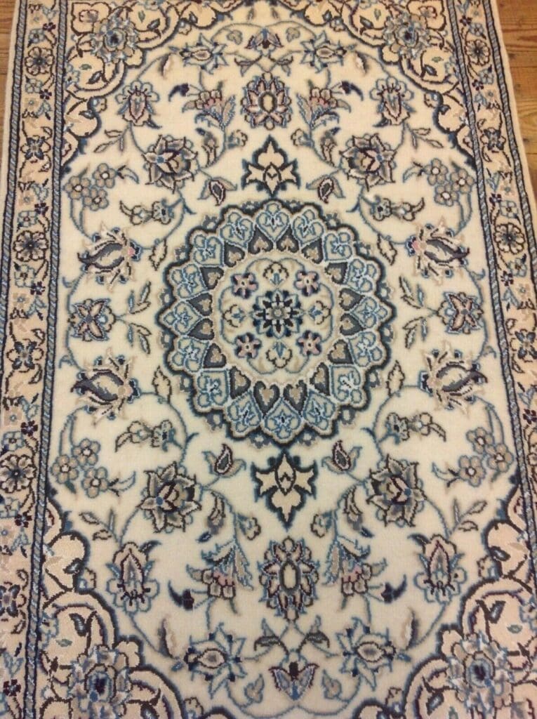Perserteppich Nain 101 x 64 cm Wolle handgeknüpft