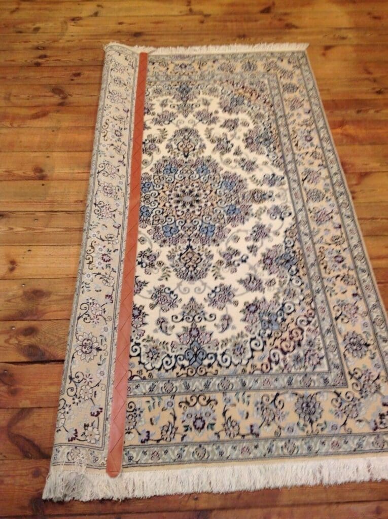 Perserteppich Nain 178 x 113 cm Korkwolle handgeknüpft