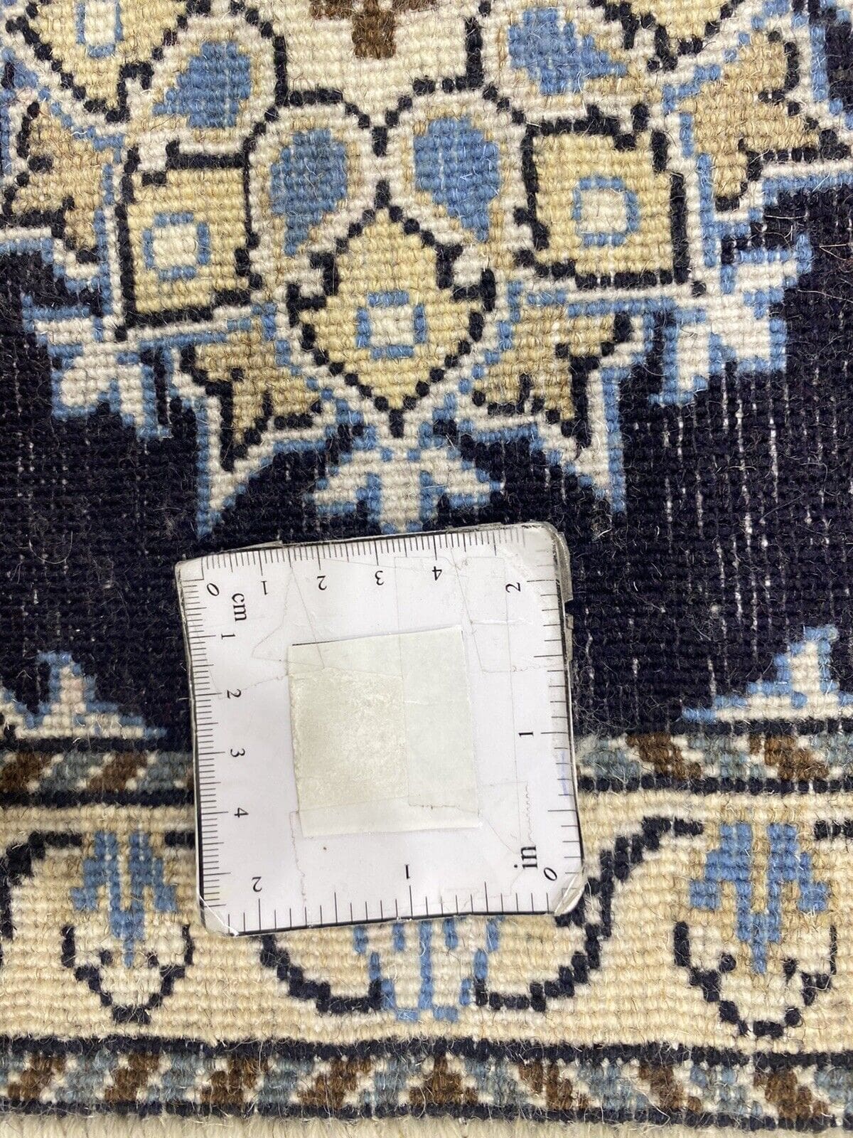 Perserteppich Nain 60 x 40 cm Schurwolle handgeknüpft