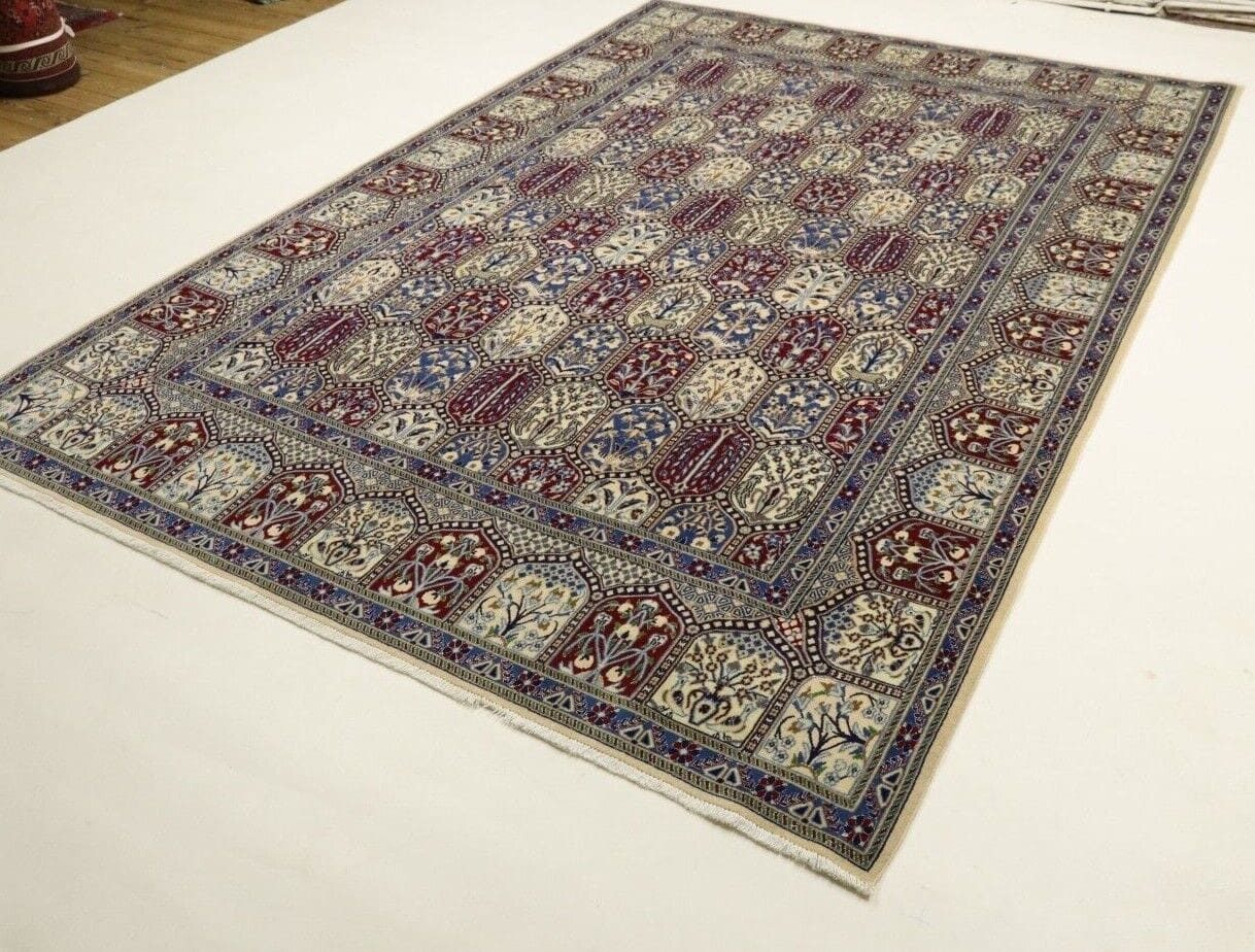Perserteppich Nain 303 x 206 cm Schurwolle handgeknüpft