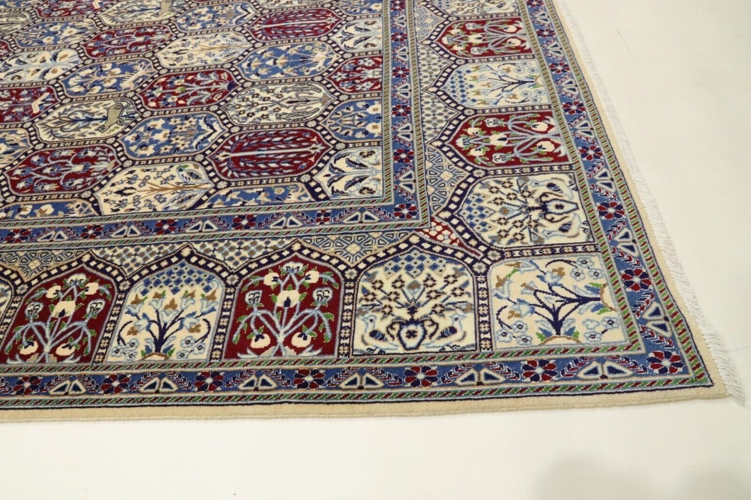 Perserteppich Nain 303 x 206 cm Schurwolle handgeknüpft