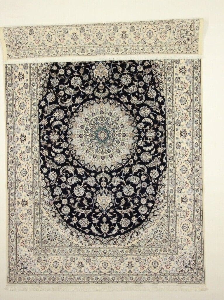 Perserteppich Nain 309 x 206 cm Korkwolle handgeknüpft