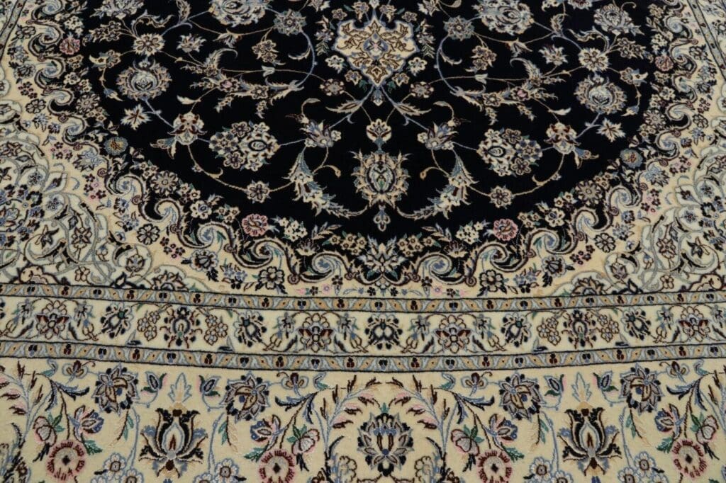Perserteppich Nain 309 x 206 cm Korkwolle handgeknüpft