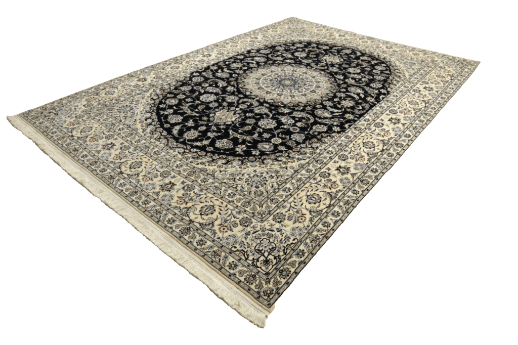 Perserteppich Nain 309 x 206 cm Korkwolle handgeknüpft
