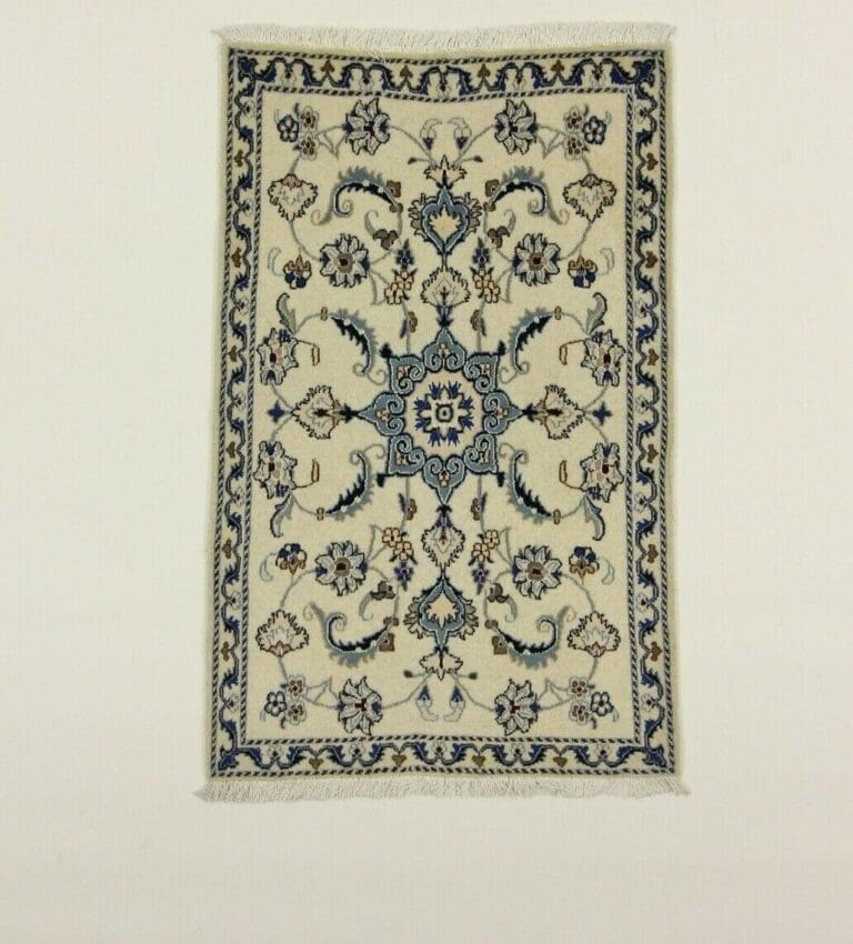 Perserteppich Nain 137 x 85 cm Schurwolle handgeknüpft
