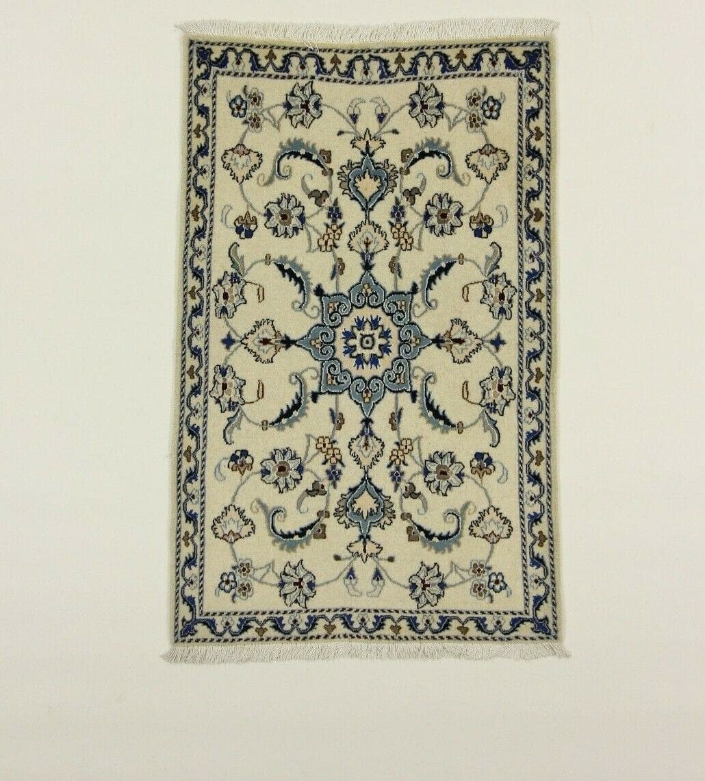 Perserteppich Nain 137 x 85 cm Schurwolle handgeknüpft