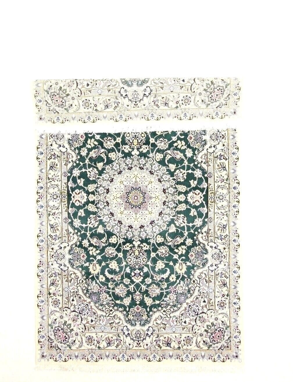 Perserteppich Nain 257 x 158 cm Wolle handgeknüpft