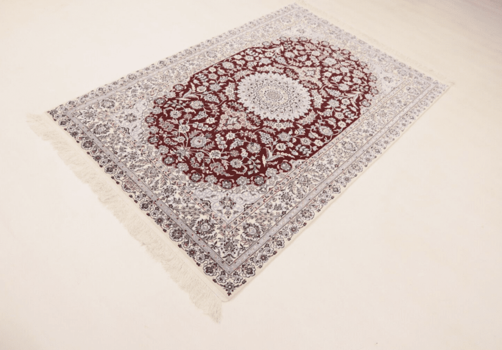 Perserteppich Nain 194 x 130 cm Wolle handgeknüpft (Verkauft)