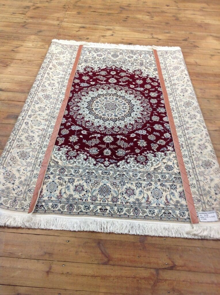 Perserteppich 207 x 206 cm Korkwolle handgeknüpft