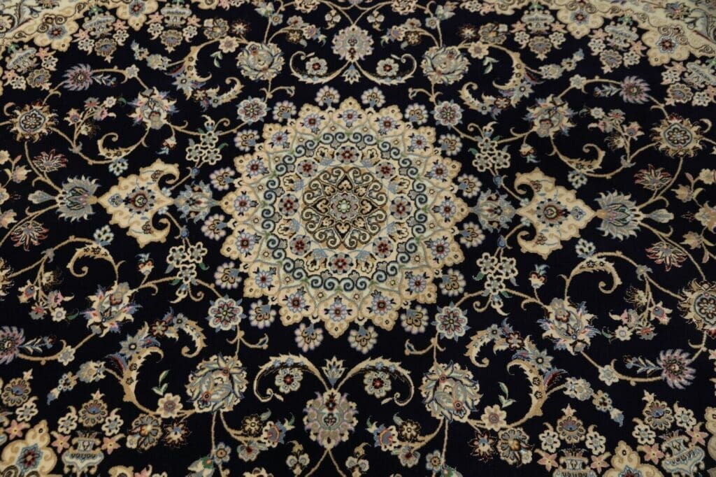 Perserteppich Nain 296 x 203 cm Wolle handgeknüpft