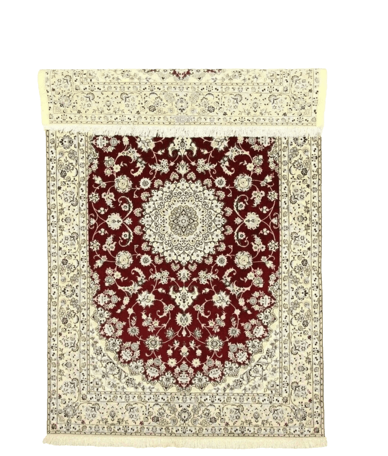 Perserteppich Nain 241 x 156 cm Wolle handgeknüpft
