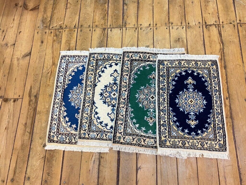 Perserteppich Nain 60 x 40 cm Wolle handgeknüpft