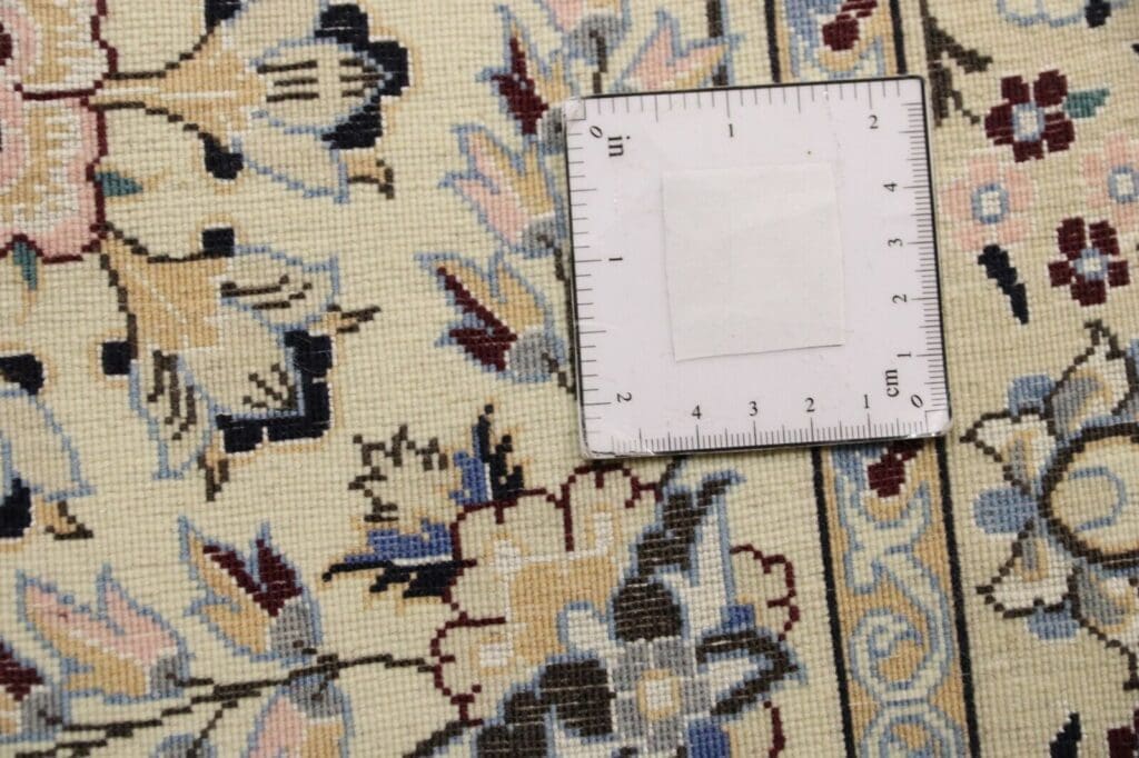 wunderschoner-perserteppich-410-x-305-cm-1000-knoten-m-handgeknupft-1-7 Perserteppich 410 x 305 cm Korkwolle handgeknüpft