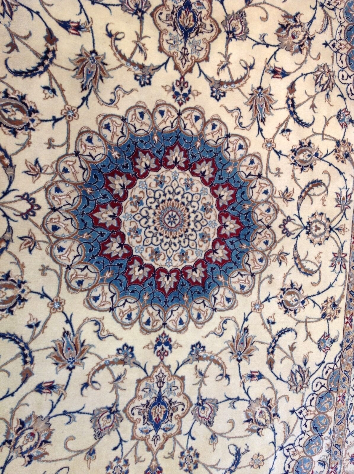 Perserteppich Nain 315 x 205 cm Wolle handgeknüpft