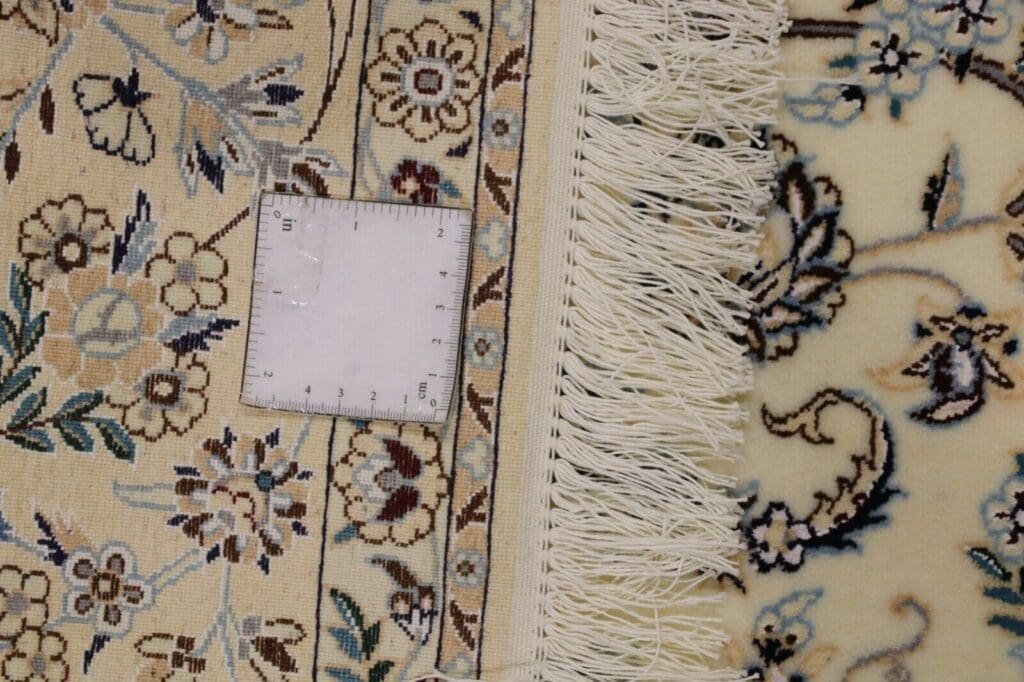 Perserteppich Nain 6 La 237 x 158 cm Korkwolle handgeknüpft