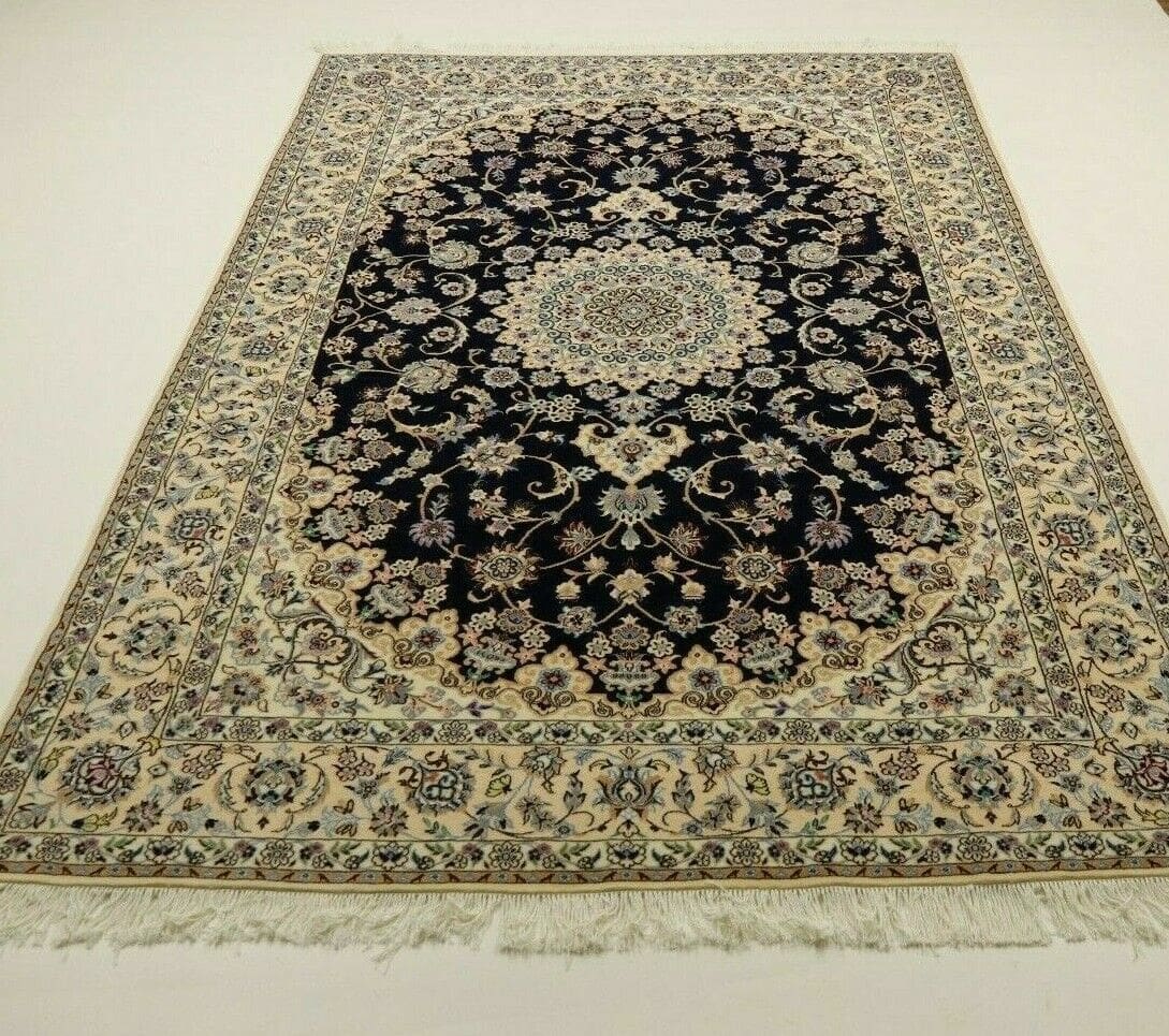 Perserteppich Nain 296 x 203 cm Schurwolle handgeknüpft